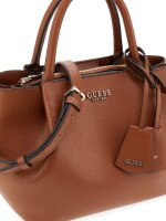 GUESS HWBG7898060 AMORETTE GIRLFRIEND SATCHEL Woman Schultertasche cognac