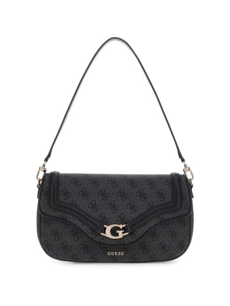 GUESS HWSG7993200 DEA FLAP SHOULDER BAG Woman Handtasche coal logo