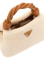 GUESS HWWB8143110 SHAIDA TOP HANDLE CROSSBODY Woman Umhängetasche natural cognac
