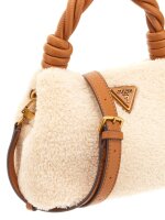 GUESS HWWB8143110 SHAIDA TOP HANDLE CROSSBODY Woman Umhängetasche natural cognac