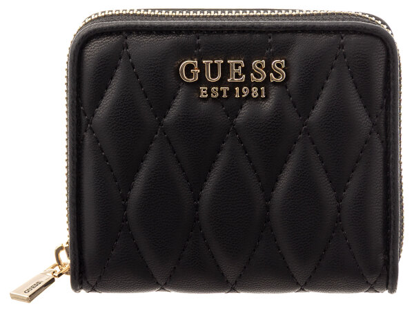 GUESS SWBG7459146 LAUREL II SLG LARGE ZIP AROUND Woman black