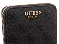 GUESS SWSG7459137 LAUREL II SLG SMALL ZIP AROUND Woman Portmonnaies coal logo