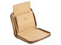 GUESS SWSG7459137 LAUREL II SLG SMALL ZIP AROUND Woman Portmonnaies latte logo