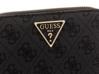 GUESS SWSG7459140 LAUREL II SLG MED ZIP AROUND Woman Portmonnaies coal logo