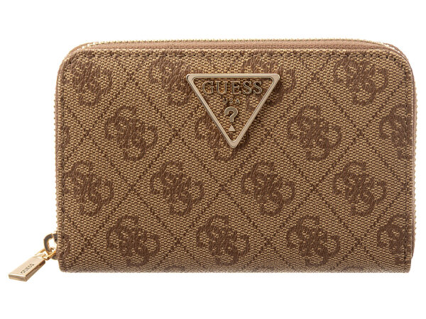 GUESS SWSG7459140 LAUREL II SLG MED ZIP AROUND Woman Portmonnaies latte logo
