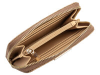 GUESS SWSG7459140 LAUREL II SLG MED ZIP AROUND Woman Portmonnaies latte logo