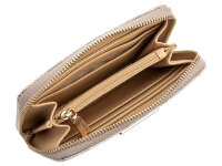 GUESS SWSG7459140 LAUREL II SLG MED ZIP AROUND Woman Portmonnaies dark taupe logo