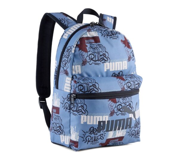 Puma Phase AOP Small Backpack 11 Liter Kinderrucksack 091324 cool blue mid 90ies AOP