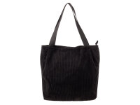 Prato SC01-1 Breitcord Shopper Stylische Allround-Bag black