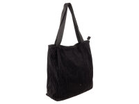 Prato SC01-1 Breitcord Shopper Stylische Allround-Bag black