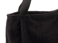 Prato SC01-1 Breitcord Shopper Stylische Allround-Bag black