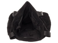 Prato SC01-1 Breitcord Shopper Stylische Allround-Bag black