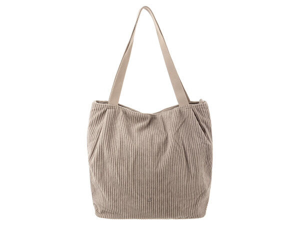 Prato SC01-1 Breitcord Shopper Stylische Allround-Bag grey