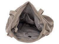 Prato SC01-1 Breitcord Shopper Stylische Allround-Bag grey