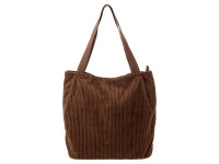 Prato SC01-1 Breitcord Shopper Stylische Allround-Bag mocha