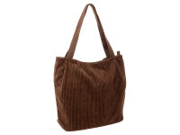 Prato SC01-1 Breitcord Shopper Stylische Allround-Bag mocha