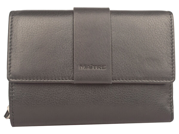 Maître Kirschroth Diethilde Purse Mh12Fz 4060001412 Portmonnaie Leather Wallet black