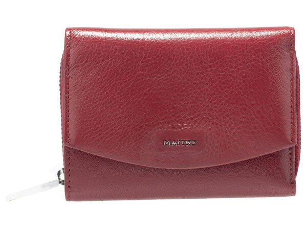 Maître Leisel Dagrete Purse Sh6Fz  Portmonnaie leather Wallet darkred