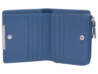 Maître Belg Alberta Purse Sh6 4060001861 Portmonnaie leather Wallet midblue