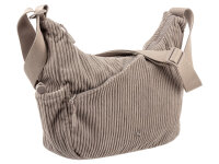 Prato SC10 zeitlose zeitlose Umhängetasche aus Breitcord grey