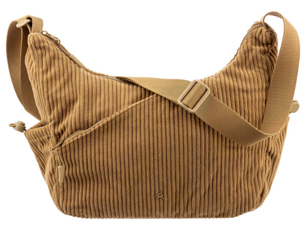 Prato SC10 zeitlose zeitlose Umhängetasche aus Breitcord khaki