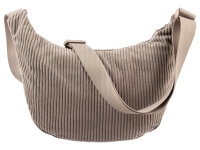 Prato SC08 zeitlose zeitlose Umhängetasche aus Breitcord grey