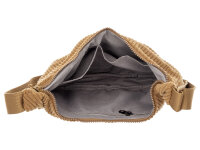 Prato SC08 zeitlose zeitlose Umhängetasche aus Breitcord khaki