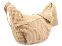 Prato SC08 zeitlose zeitlose Umhängetasche aus Breitcord light beige
