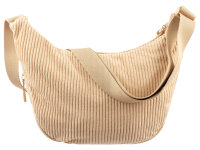 Prato SC08 zeitlose zeitlose Umhängetasche aus Breitcord light beige