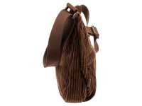 Prato SC08 zeitlose zeitlose Umhängetasche aus Breitcord mocha