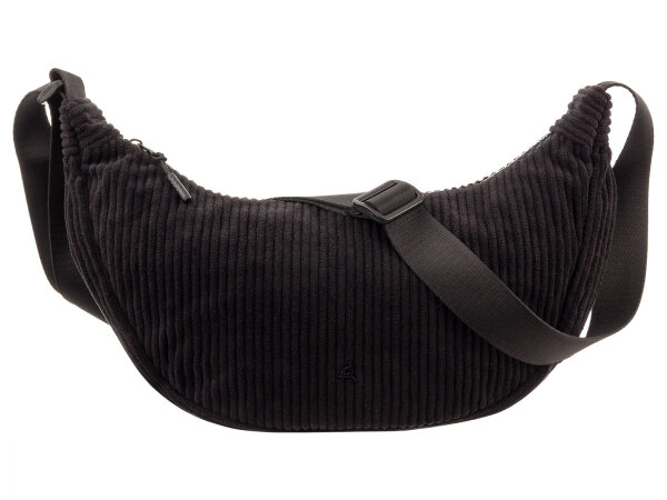 Prato SC07-1 zeitlose Crossover Bag aus Breitcord Moonbag black