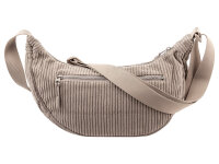 Prato SC07-1 zeitlose Crossover Bag aus Breitcord Moonbag grey