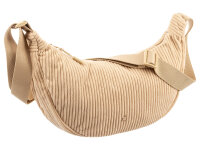Prato SC07-1 zeitlose Crossover Bag aus Breitcord Moonbag light beige
