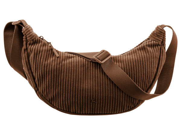 Prato SC07-1 zeitlose Crossover Bag aus Breitcord Moonbag mocha
