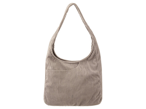 Prato SC12 zeitloser Shopper aus Breitcord Hobobag grey