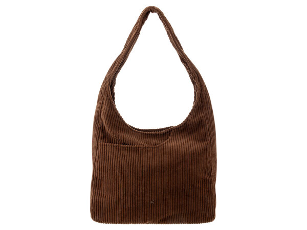 Prato SC12 zeitloser Shopper aus Breitcord Hobobag mocha