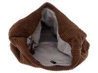 Prato SC12 zeitloser Shopper aus Breitcord Hobobag mocha