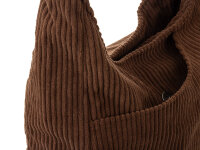 Prato SC12 zeitloser Shopper aus Breitcord Hobobag mocha