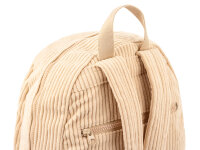 Prato SC14 zeitloser Rucksack aus Breitcord light beige