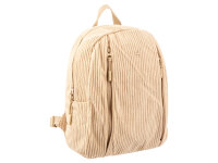 Prato SC14 zeitloser Rucksack aus Breitcord light beige