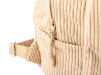 Prato SC14 zeitloser Rucksack aus Breitcord light beige