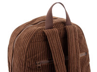 Prato SC14 zeitloser Rucksack aus Breitcord mocha