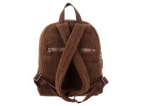 Prato SC14 zeitloser Rucksack aus Breitcord mocha