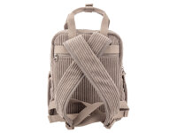 Prato SC15 zeitloser Rucksack aus Breitcord Notebook ca 11" grey