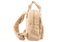 Prato SC15 zeitloser Rucksack aus Breitcord Notebook ca 11" light beige