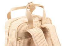 Prato SC15 zeitloser Rucksack aus Breitcord Notebook ca 11" light beige