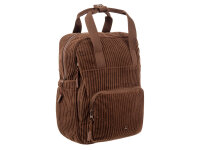 Prato SC15 zeitloser Rucksack aus Breitcord Notebook ca 11" mocha
