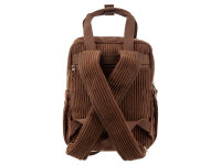 Prato SC15 zeitloser Rucksack aus Breitcord Notebook ca 11" mocha