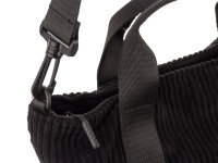 Prato SC05 zeitlose Handtasche aus Breitcord black