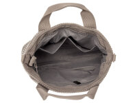 Prato SC05 zeitlose Handtasche aus Breitcord grey